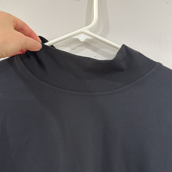 Athleta black Venice mock high neck long sleeve Athleisure - Picture 3 of 6